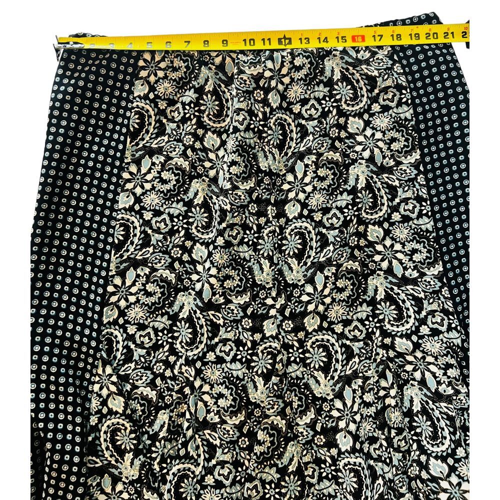 Emma James Woman Plus Size 18W Skirt Paisley & Circles Print Pull On Waist - Picture 6 of 7